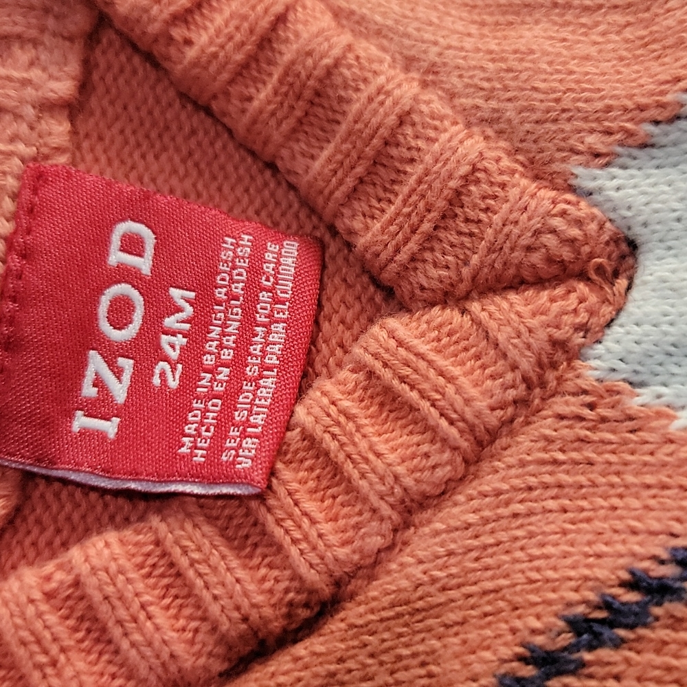 IZOD Argyle Vest size 24 months - Picture 2 of 4